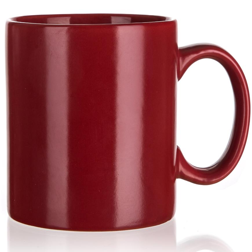 Hrníček Mat 350ml bordo 60210309 BAUMAX