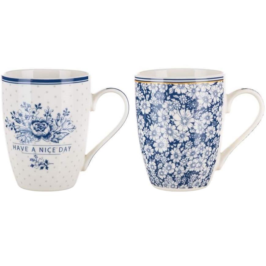 Hrníček keram. Flower wb 340 ml mix 60221580 BAUMAX