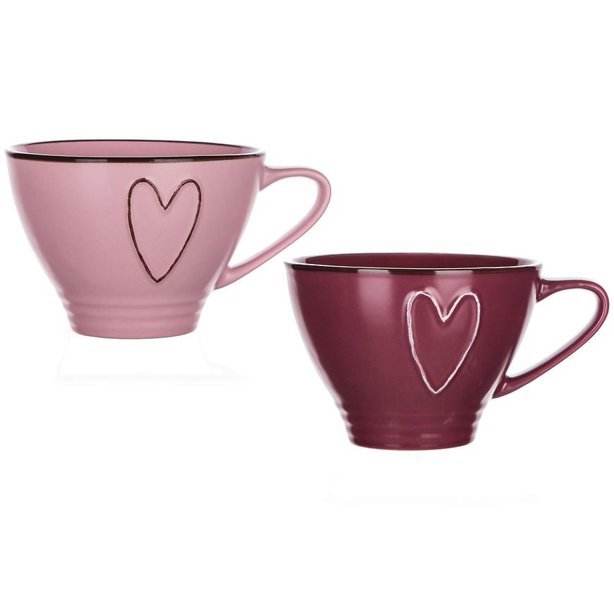 Hrníček keramický Heart 380 ml mix 60325028 BAUMAX
