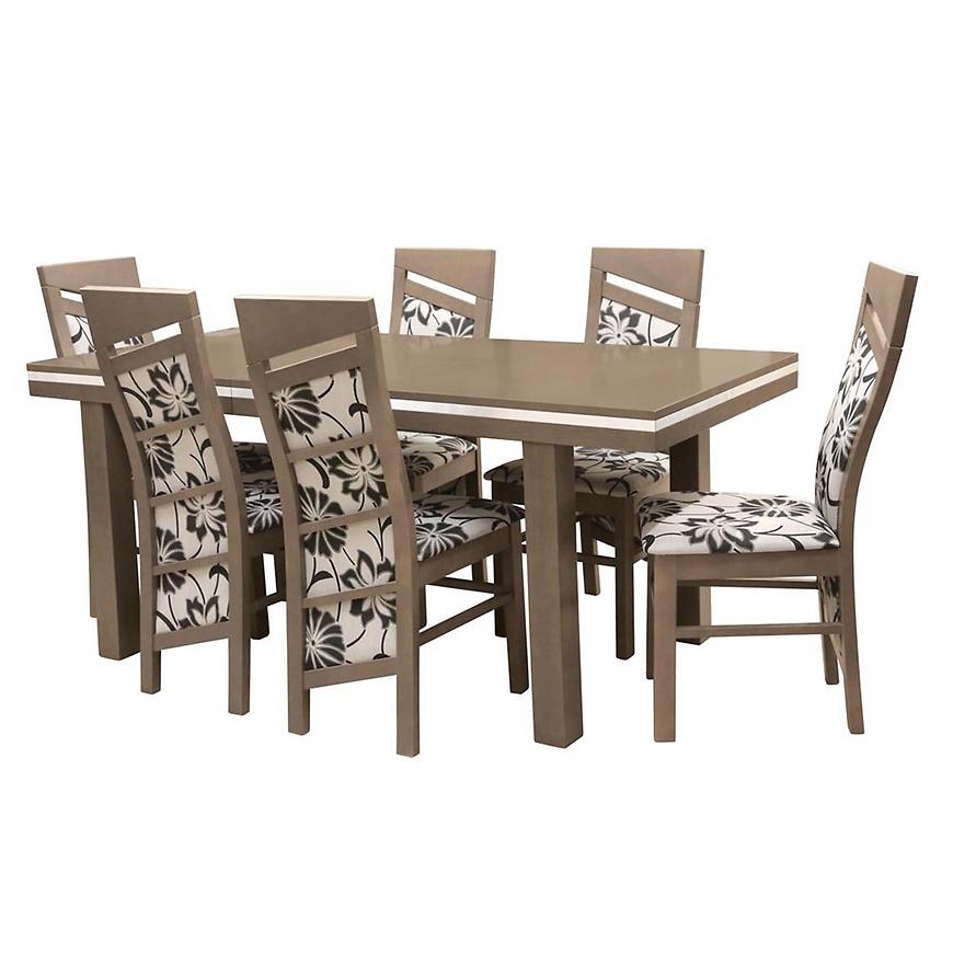 Jídelní set Bond 1+6 Vídeň 140x80+40 BAUMAX
