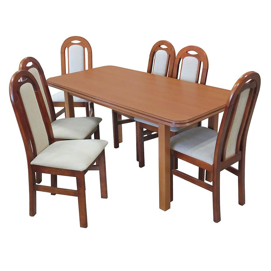 Jídelní set Daria 2 1+6 Hnědý 160x80+40 BAUMAX