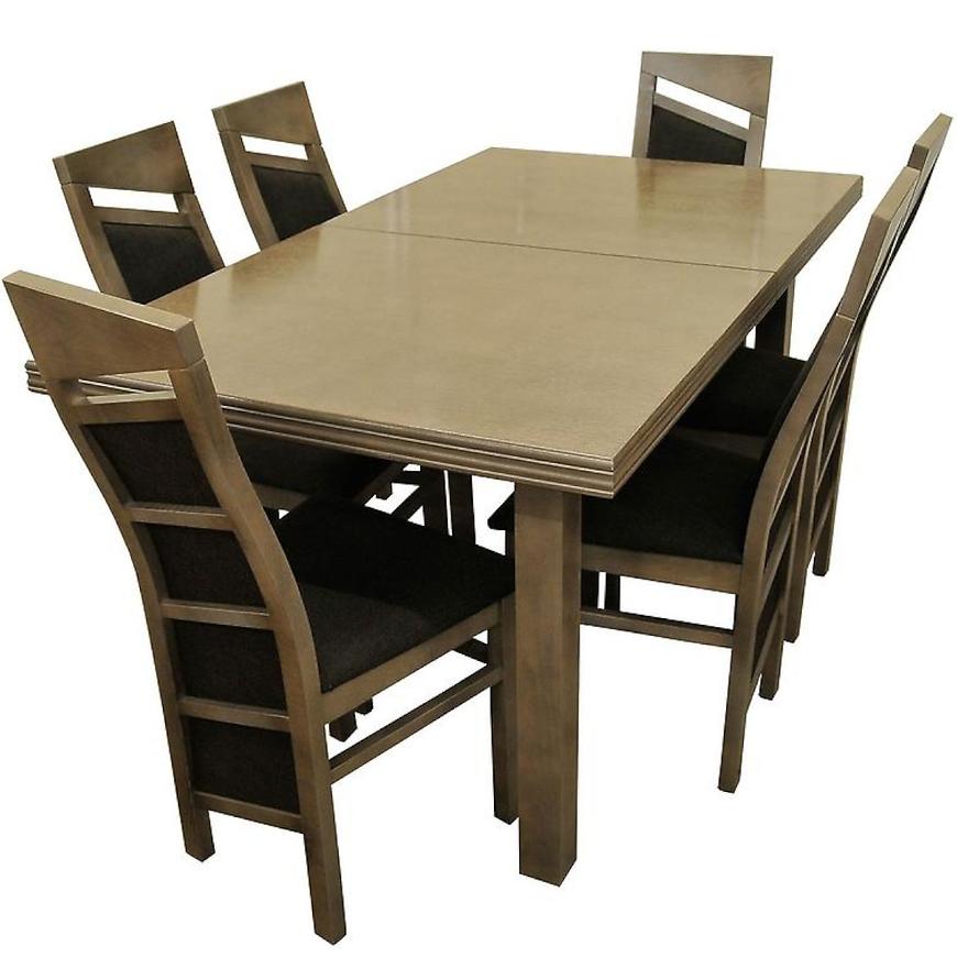 Jídelní set Lima 1+6 Dub Lanýž 160x90+40 BAUMAX