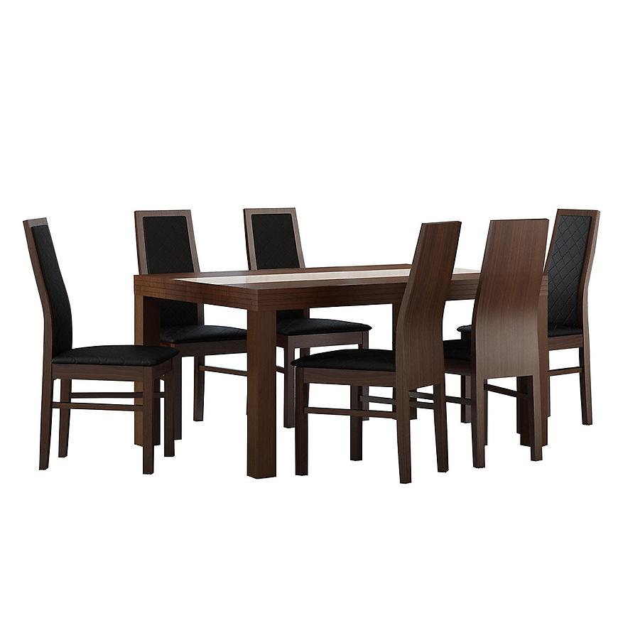 Jídelní set Maja 1+6 Dub 140x80+40 BAUMAX