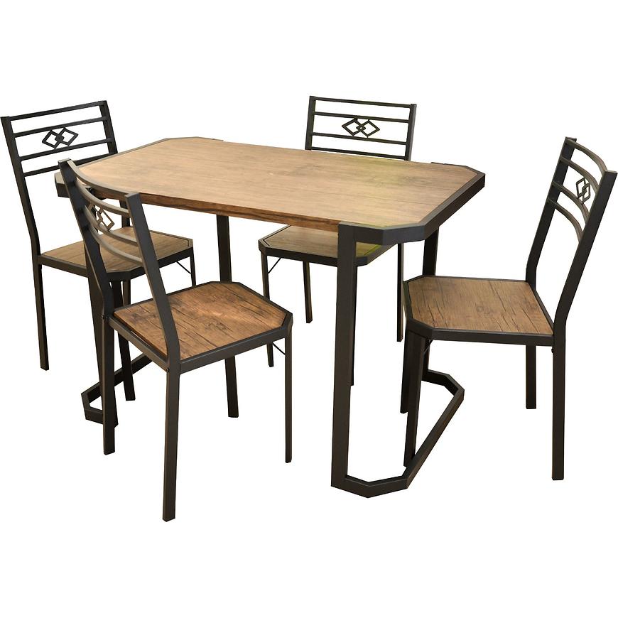 Jídelní set Milky 1+4 Dub 110x70 BAUMAX