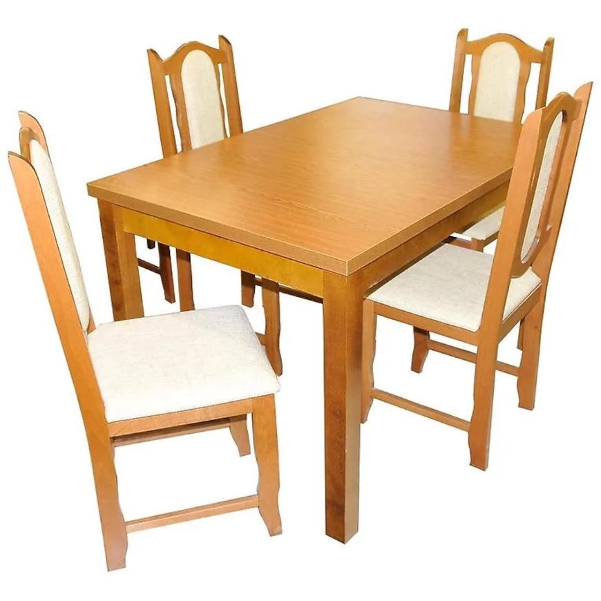 Jídelní set Smart 1+4 Dub Rustikal 120x80 BAUMAX
