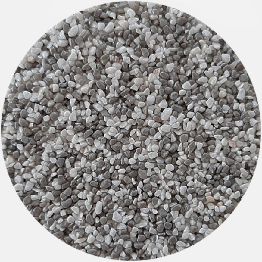 Kamenivo pro Tekutou dlažbu bílá-šedá 15