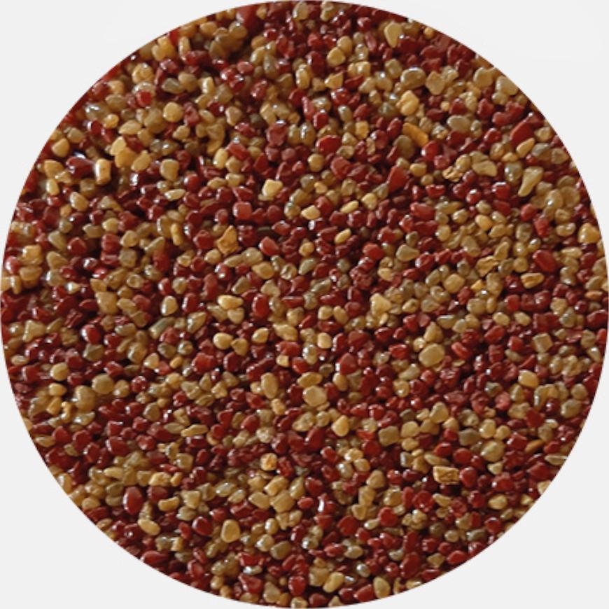 Kamenivo pro Tekutou dlažbu červenohnědá-okrová 15