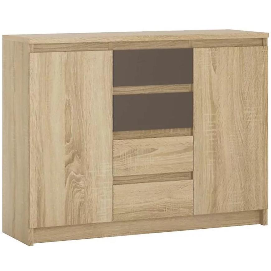 Komoda Armadio 109cm Dub Sonoma/ Láva BAUMAX