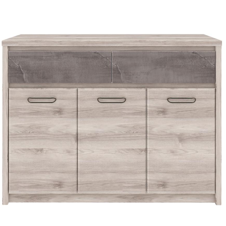 Komoda Axer 130cm Gaštan Nairobi/Onyx BAUMAX