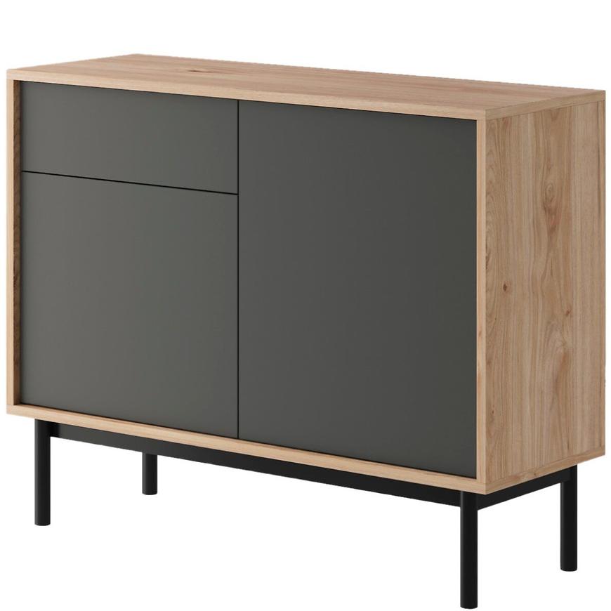 Komoda Basic 104cm Jackson Hickory/Grafit BAUMAX