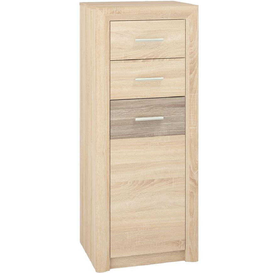 Komoda Castel 55cm Dub Sonoma/ Sonoma Lanýž BAUMAX