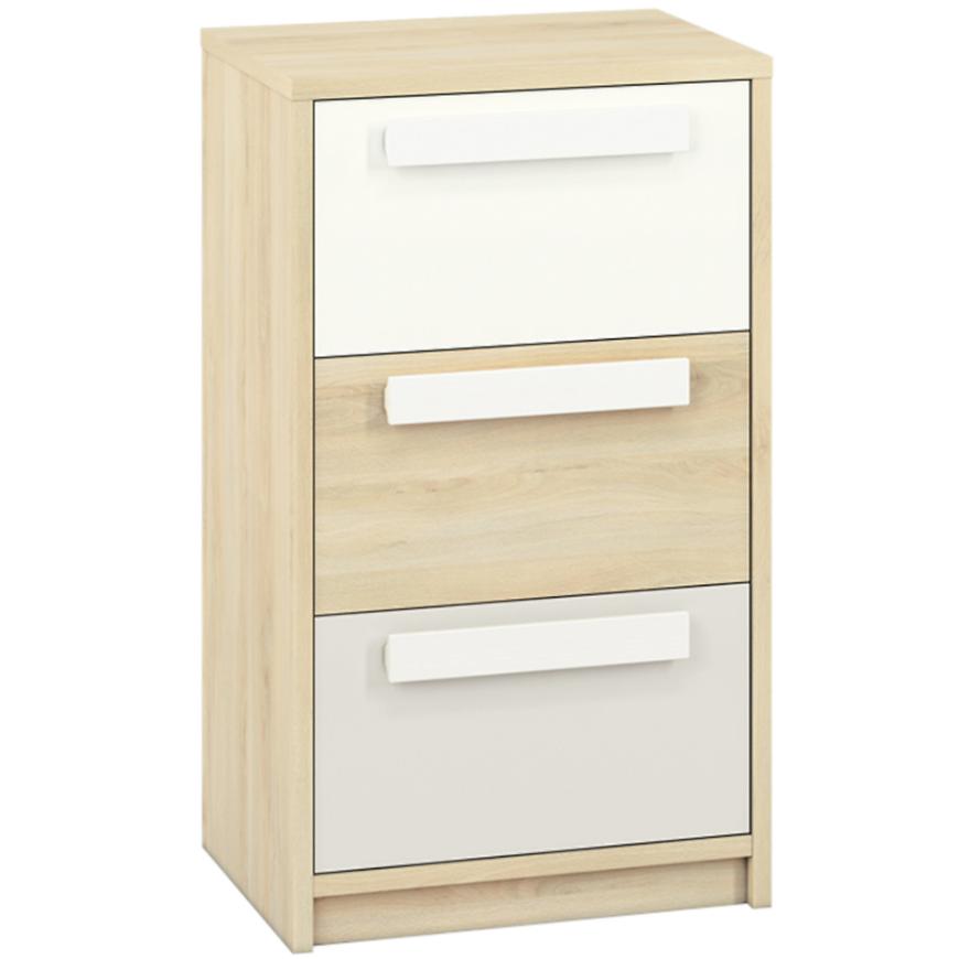 Komoda Drop 55cm Buk Fjord/Svetlo Sivá BAUMAX