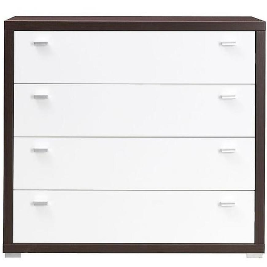 Komoda Kendo 100 cm Bílá/Wenge BAUMAX