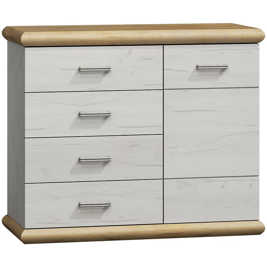 Komoda Kora 115cm Kraft Zlatý/Kraft Bílá BAUMAX