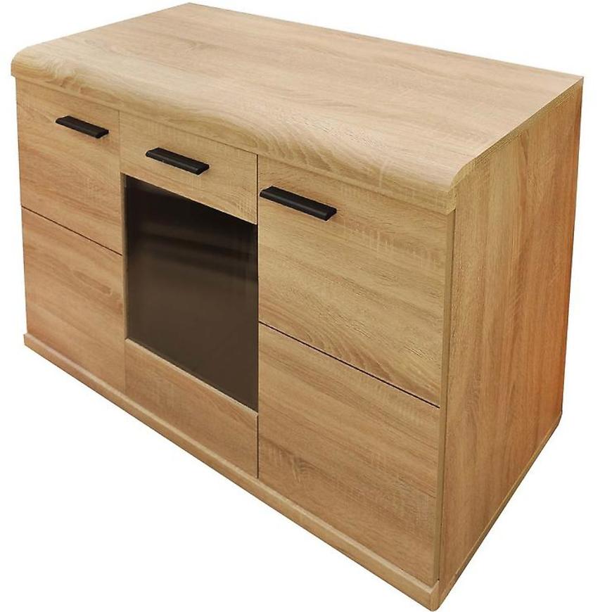 Komoda Link 120cm Dub Sonoma BAUMAX