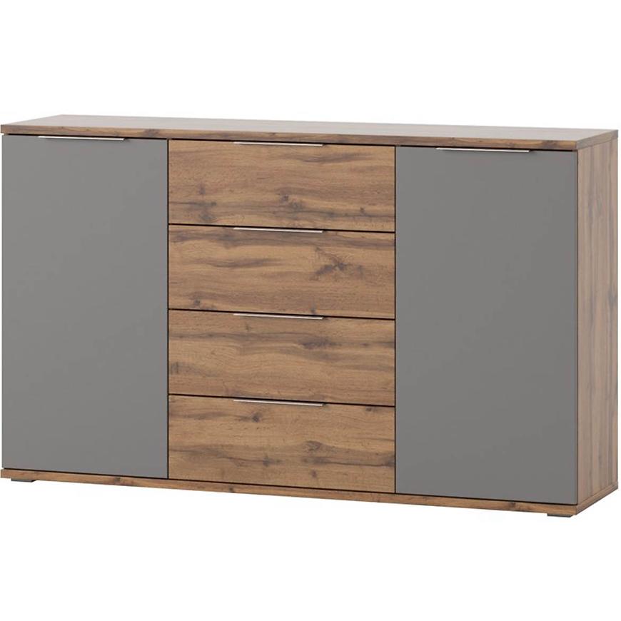 Komoda Livorno 150 cm Dub Wotan/Seda BAUMAX