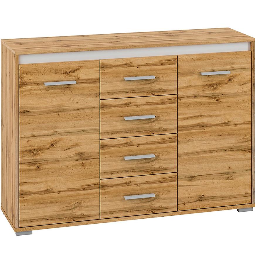 Komoda Mavo 120cm Bílý/Antracit/Wotan BAUMAX