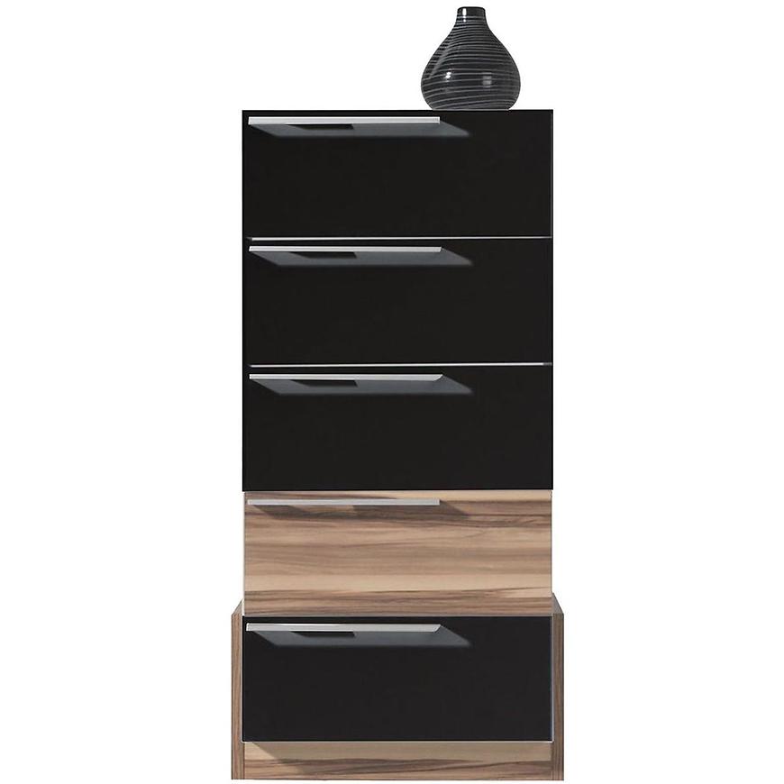 Komoda Morena 55CM Černá/Orech Baltimore BAUMAX