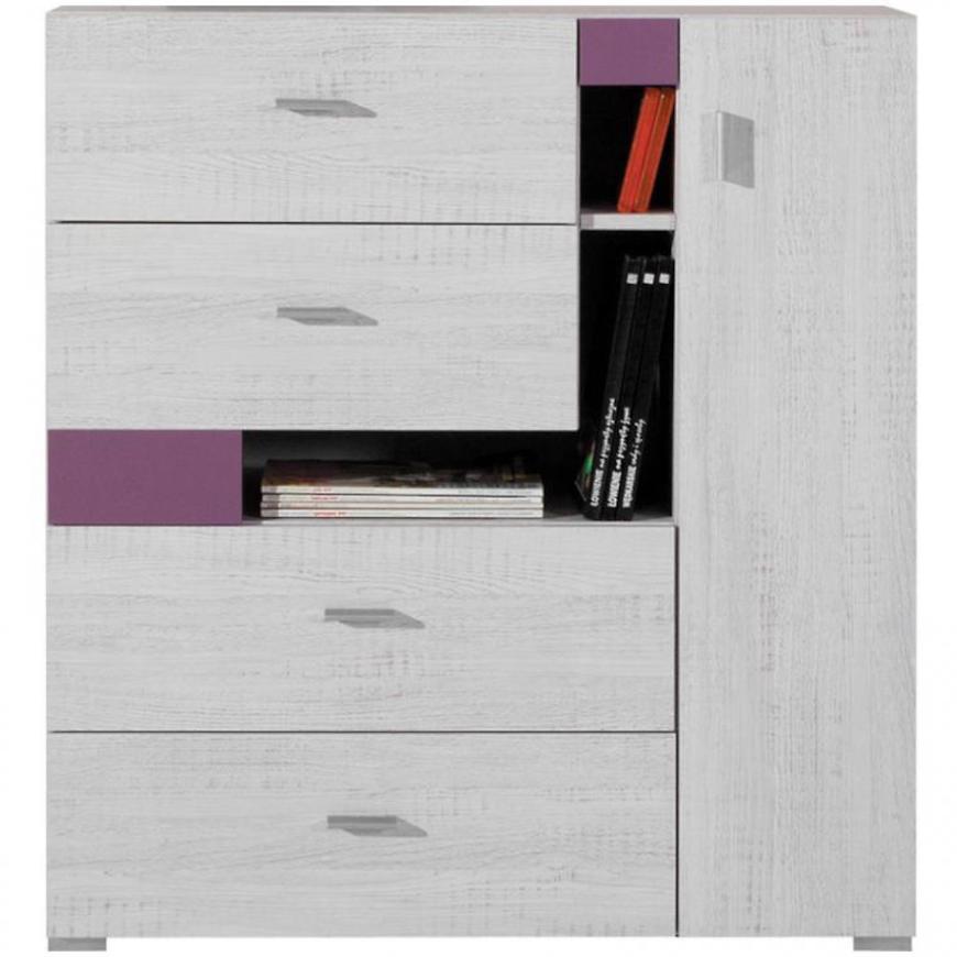 Komoda Next 90cm Borovice B./Viola BAUMAX