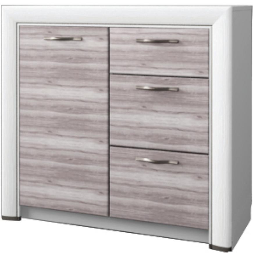 Komoda Olivia 96cm Krém / Dub Ancona BAUMAX