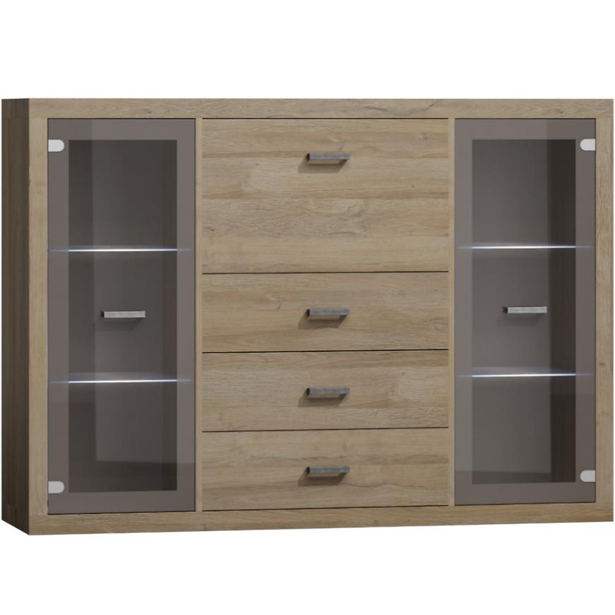 Komoda Orlando 148cm Dub Grandson BAUMAX