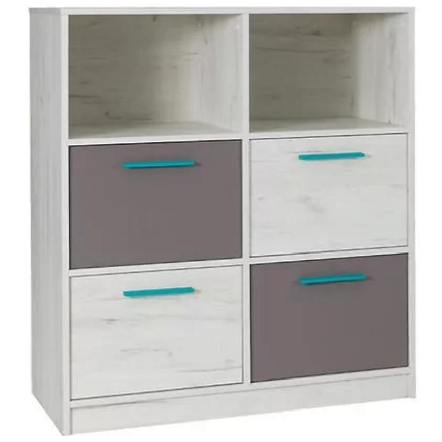 Komoda Rest 97 cm Seda/Dub Bila BAUMAX