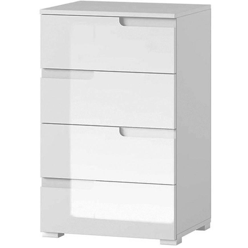Komoda Selene 50 cm Bílá Mat/Bílá Lesk BAUMAX