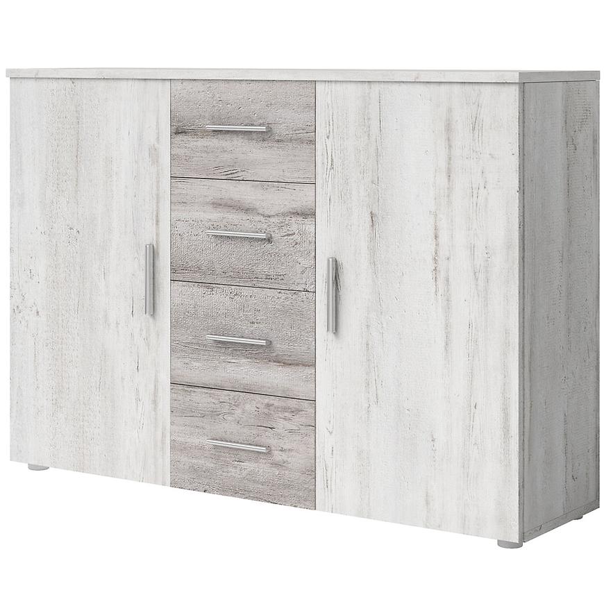 Komoda Vera 132 cm Arctic Pine BAUMAX