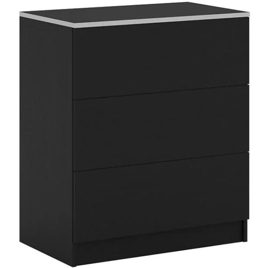 Komoda Vista 80 cm Černá BAUMAX