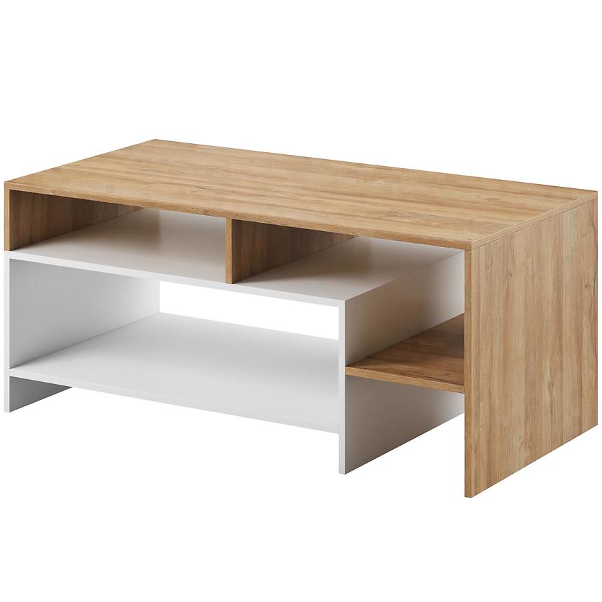 Konferenční Stolek Alva 120cm Grande Oak/Bílý Mat BAUMAX