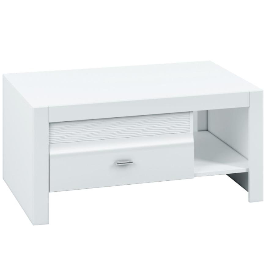 Konferenční Stolek Arko 108cm Bílý Lesk BAUMAX