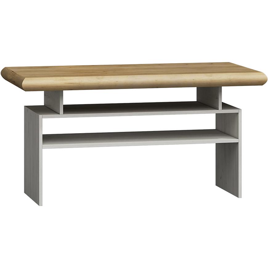 Konferenční Stolek Kora 125cm Kraft Zlatý/Kraft Bílá BAUMAX