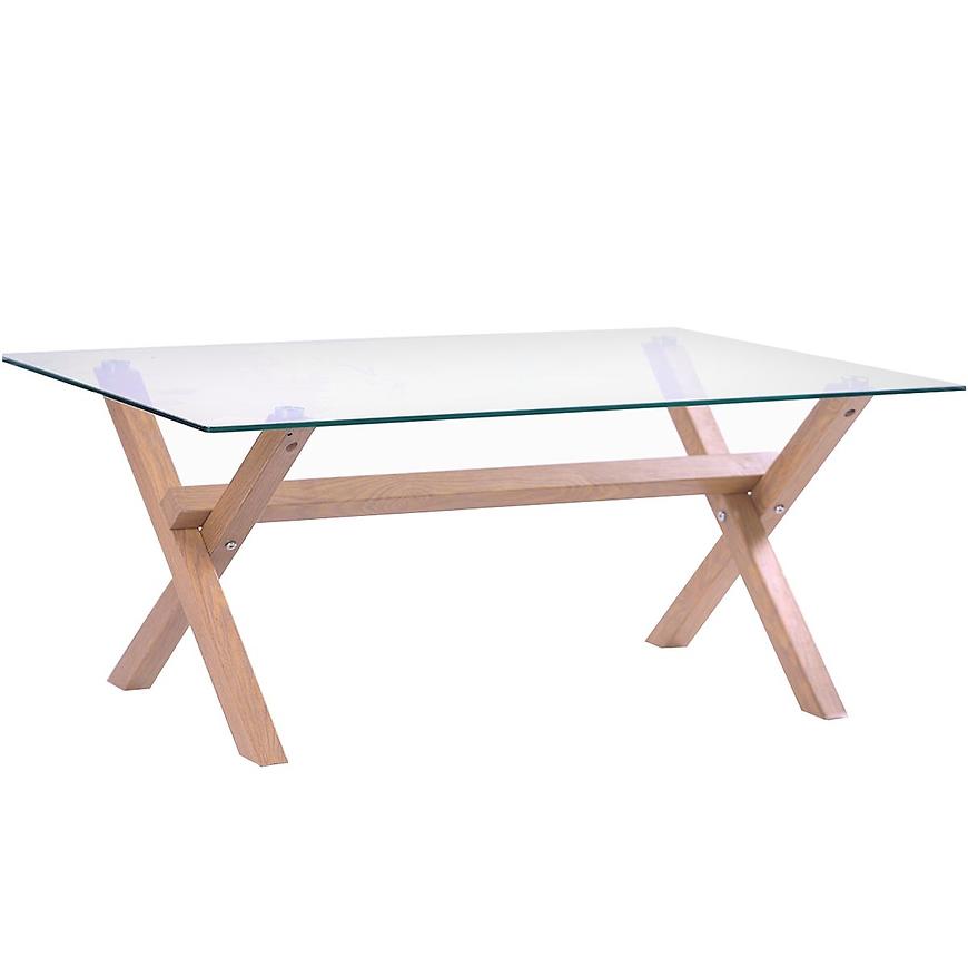 Konferenčni Stolek Paris 110cm Dub/Sklo BAUMAX