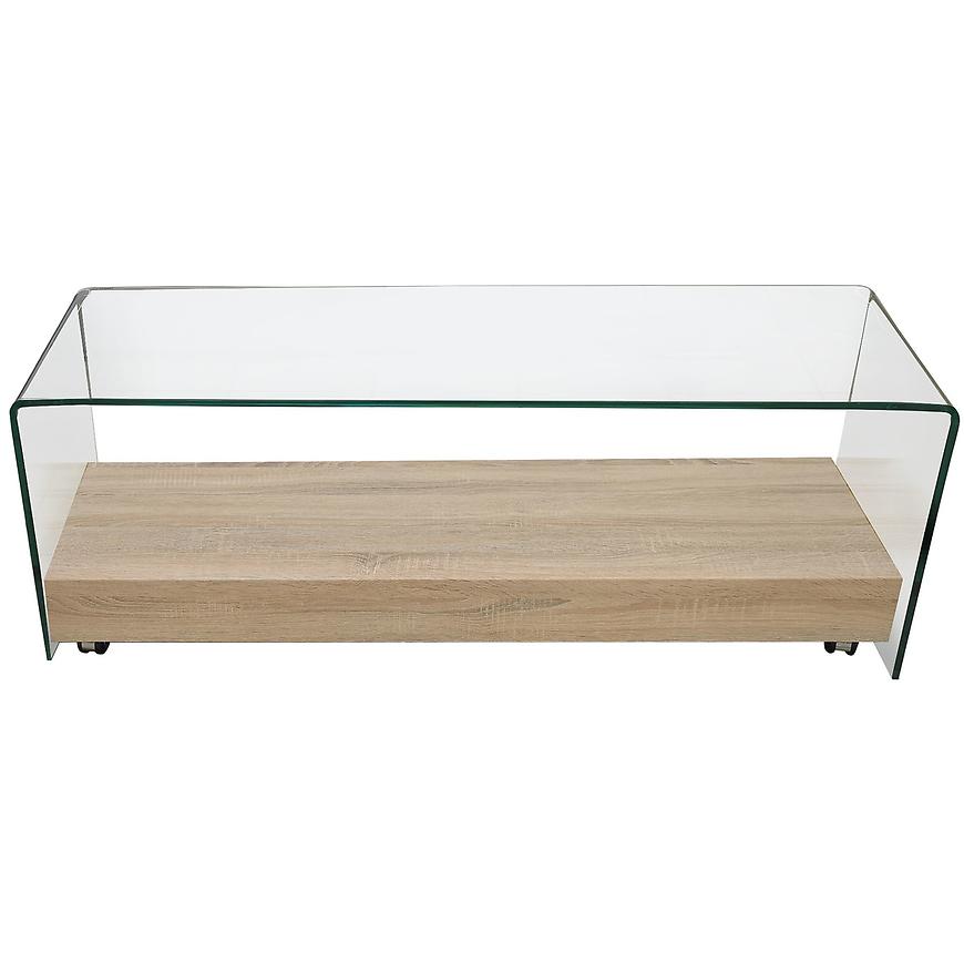 Konferenční Stolek Santi 130cm Sklo/Dub BAUMAX