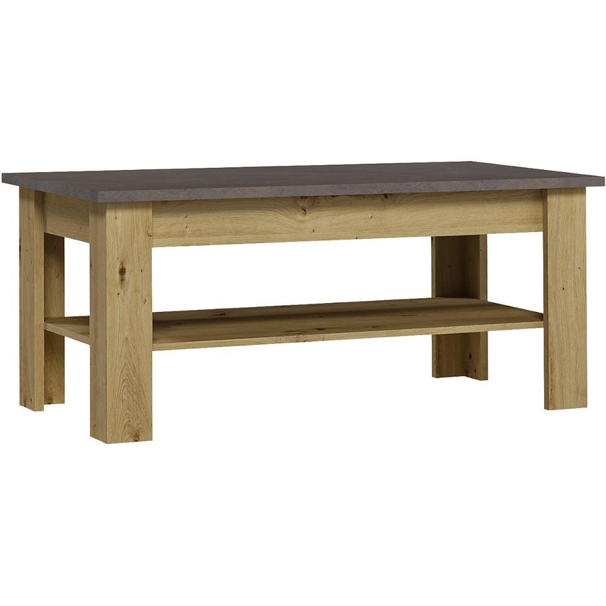 Konferenční Stolek XL 60cm Dub Artisan / Smooth Grey BAUMAX