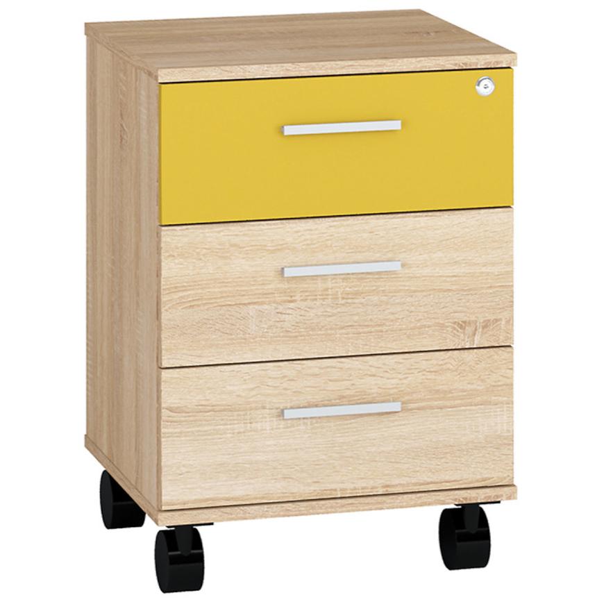 Kontejner Optimal 46cm Dub Sonoma/Šafrán BAUMAX