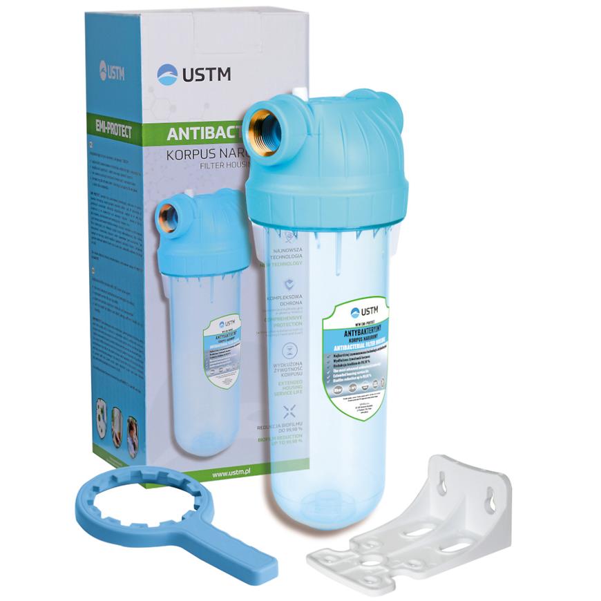 Korpus emi antibakteriální 10 s 3/4 mosaznou přípojkou USTM