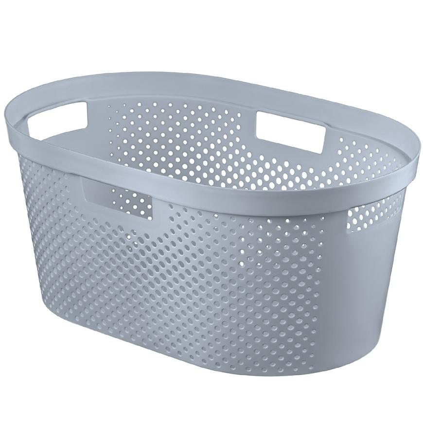 Koš na čisté prádlo infinity 40l 231009 šedá BAUMAX