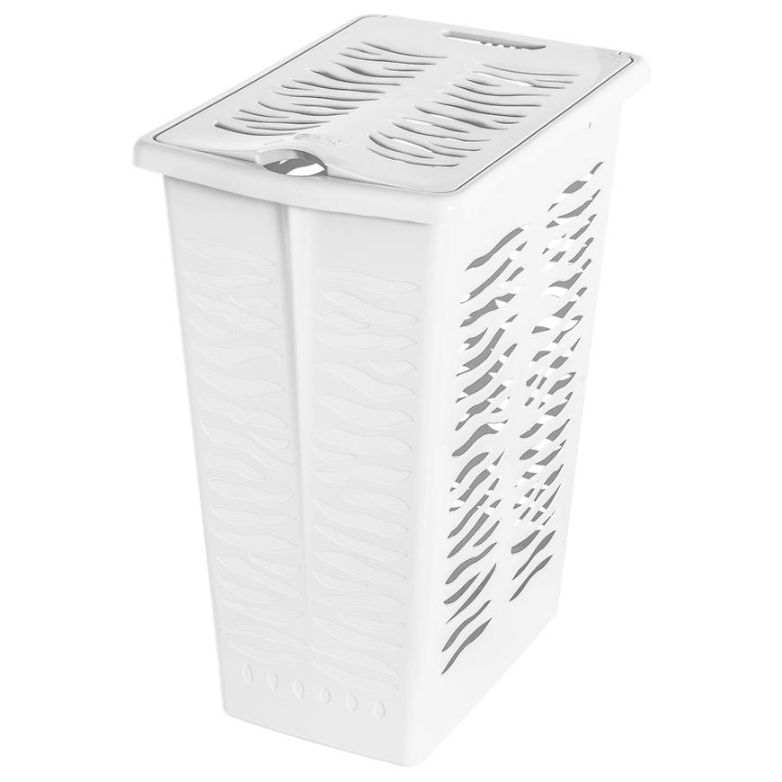 Koš na prádlo 30L 1401 bílá BAUMAX
