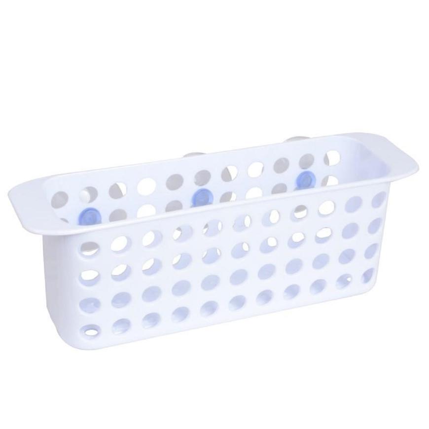 Košík Pvc plochý s přísavkami white kpw0300 BAUMAX