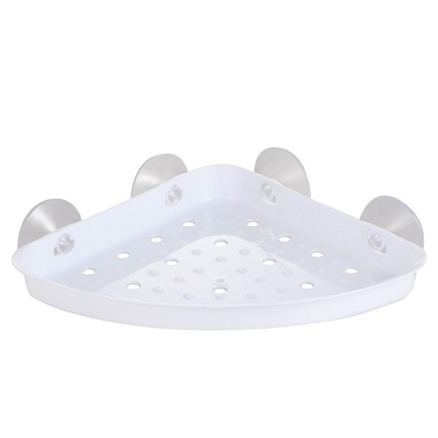 Košík Pvc rohový s přísavkami white kn0500-wht BAUMAX