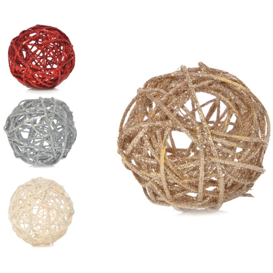 Koule proutěná 4cm 6ks MHB11475-4 BAUMAX