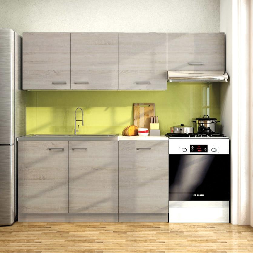 Kuchyňská linka Ewa 180 Dub Lanýž Bez Pracovní Deskou BAUMAX