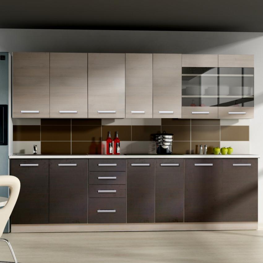 Kuchyňská linka Wiktoria Chamonix/Legno 260 Bez Pracovní Deskou BAUMAX