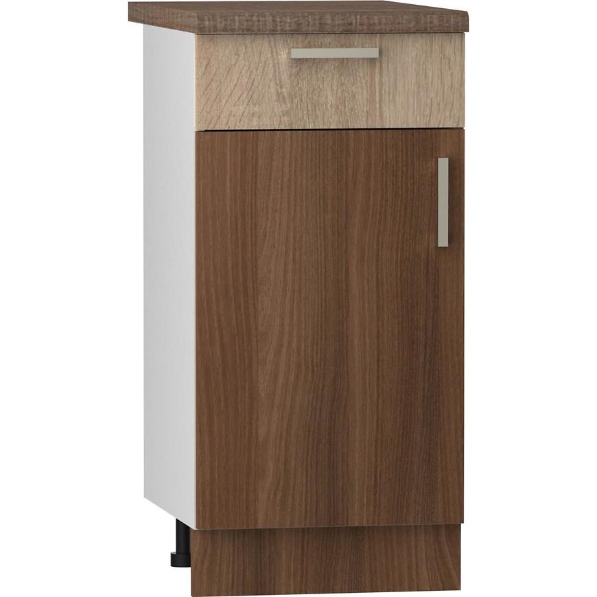 Kuchyňská skříňka Blanka Sonoma/Akát d40 s/1 p/l zb BAUMAX
