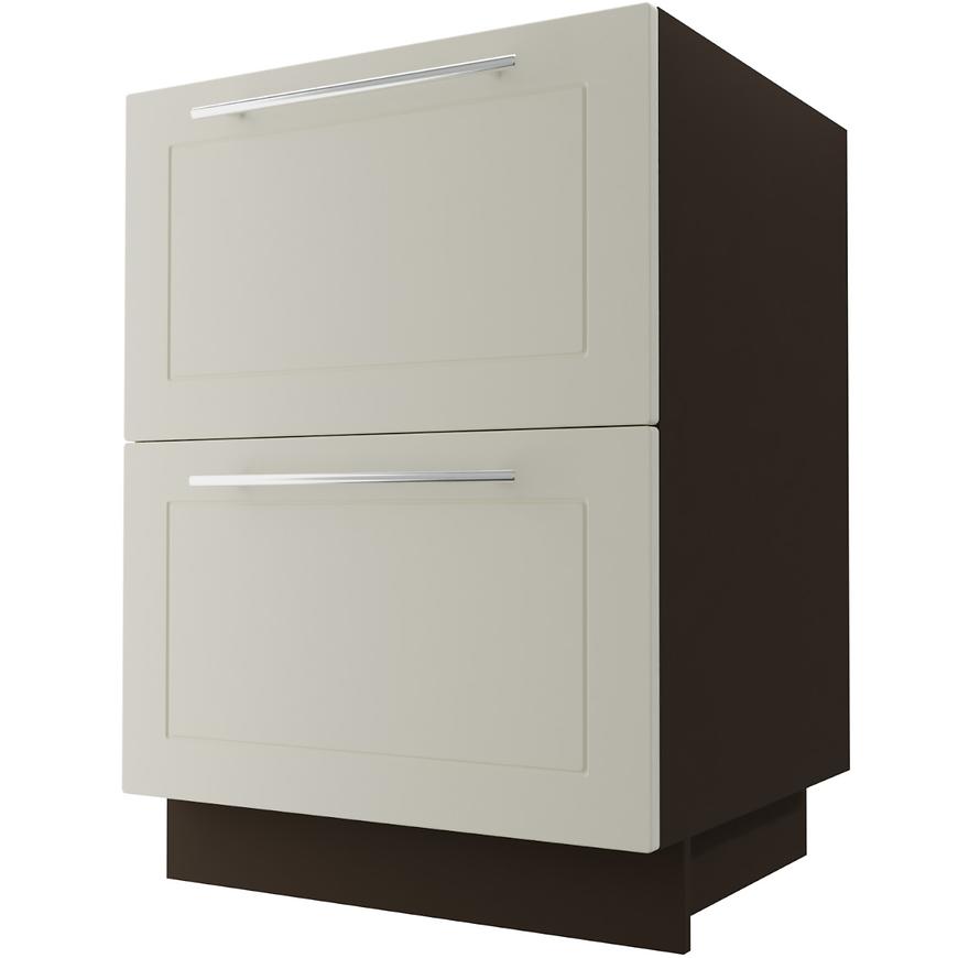 Kuchyňská skříňka D2M/60 Quantum Vanilla Mat/Lava BAUMAX