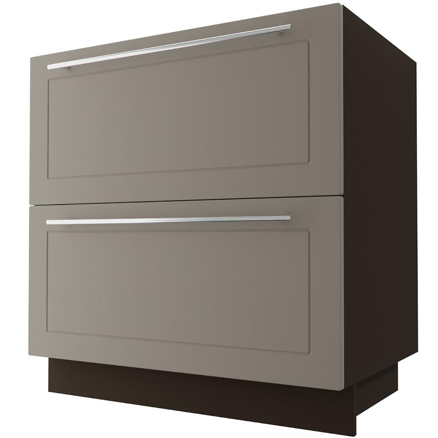 Kuchyňská skříňka D2M/80 Quantum Beige Mat/Lava BAUMAX