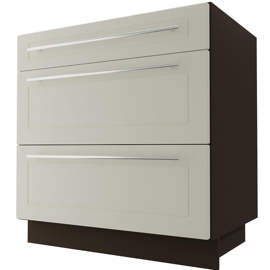 Kuchyňská skříňka D3E/80 Quantum Vanilla Mat/Lava BAUMAX
