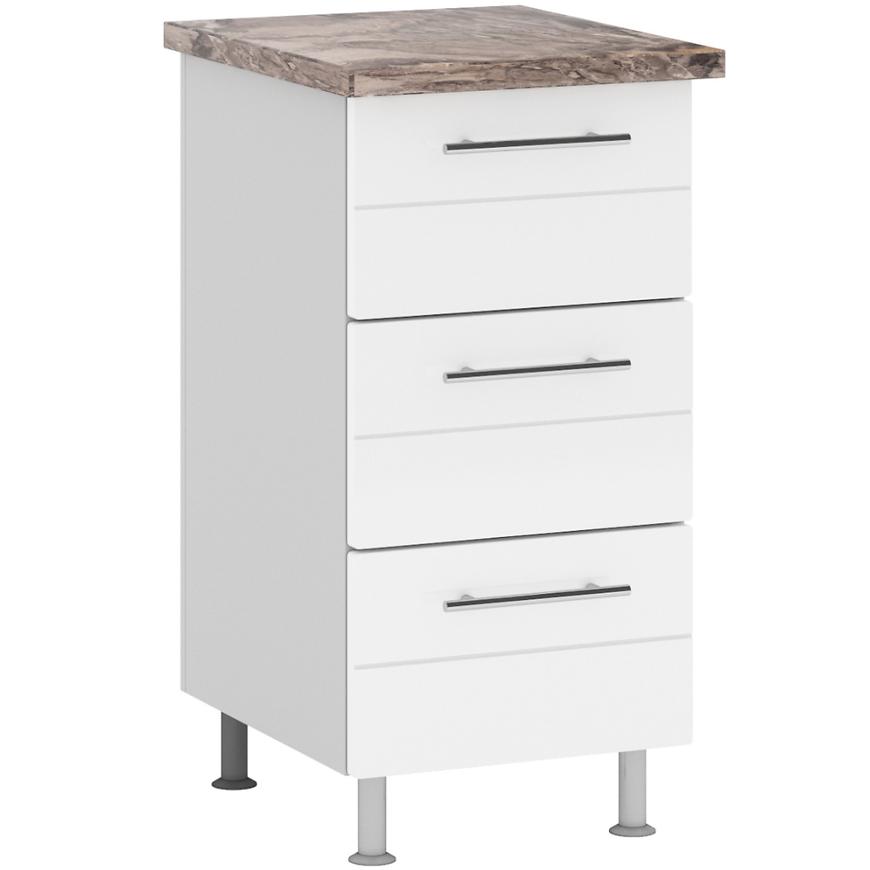 Kuchyňská skříňka Daria 40cm. bílá/ popelavě šedá BAUMAX