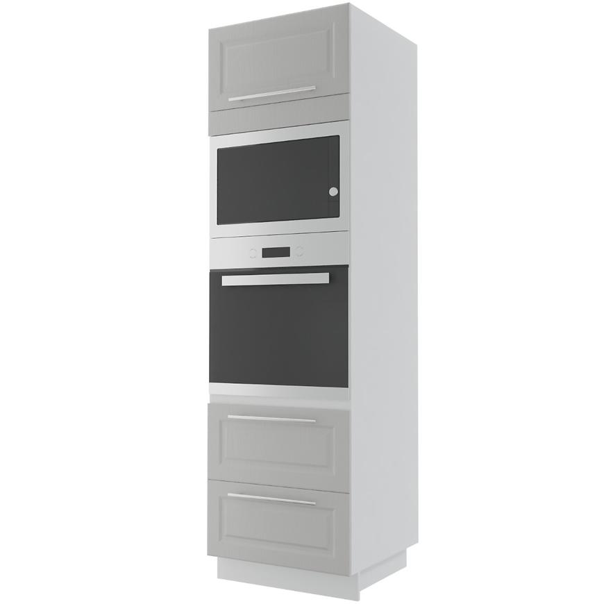 Kuchyňská skříňka Emporium D14RU/2M 286 Light Grey Stone/Bílá BAUMAX